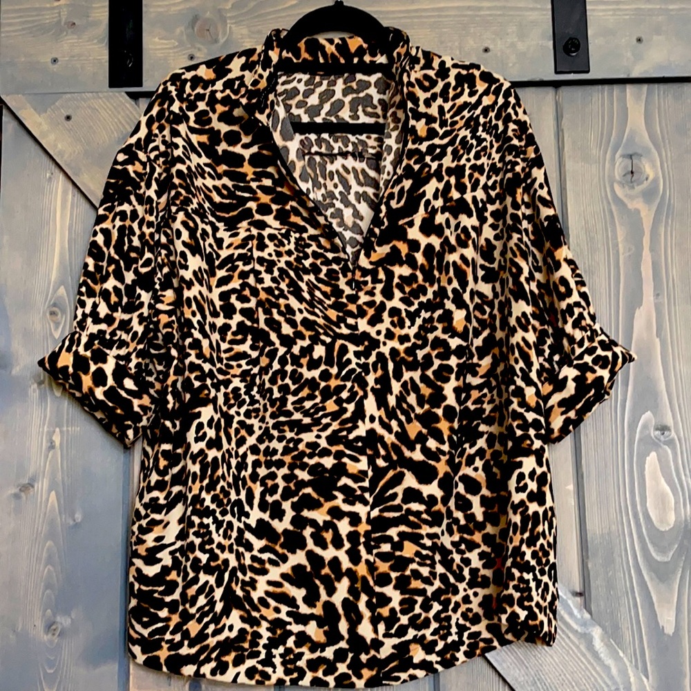 Zara Cheetah Top